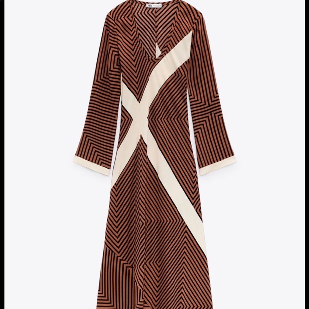 Zara abstract dress